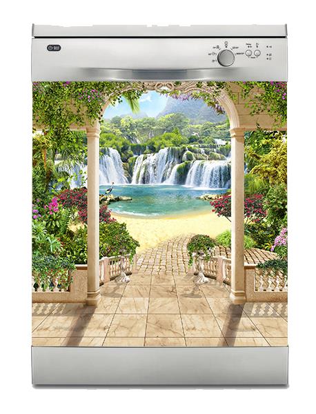 Bulaşık Makinesi Sticker Kaplama Beyaz Eşya Kaplama Ütopya