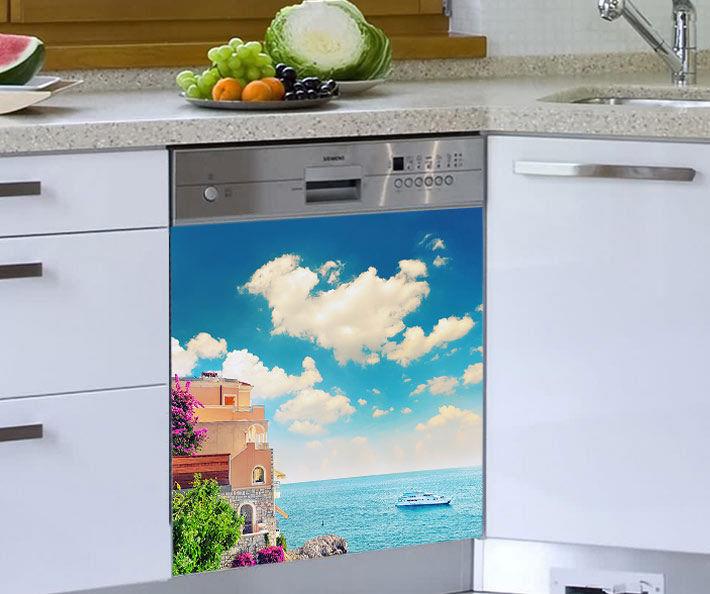 Bulaşık Makinesi Sticker Kaplama Beyaz Eşya Kaplama Kıyı