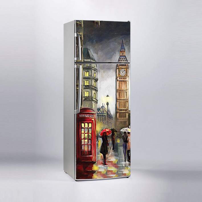 Buzdolabı Sticker Kaplama Dolap Kaplama Etiketi İngiltere