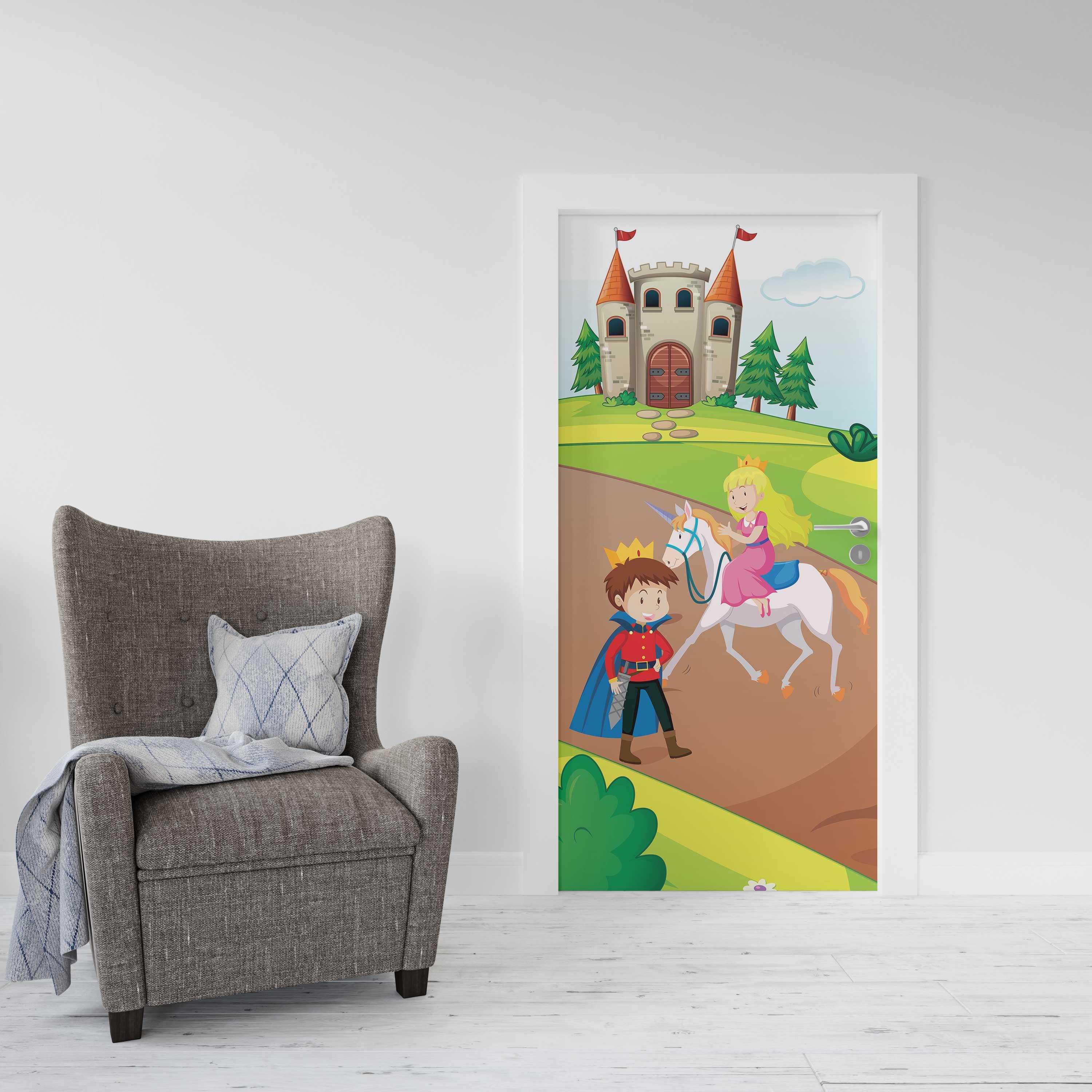 Kapı Giydirme Kapı Sticker Folyosu Şato