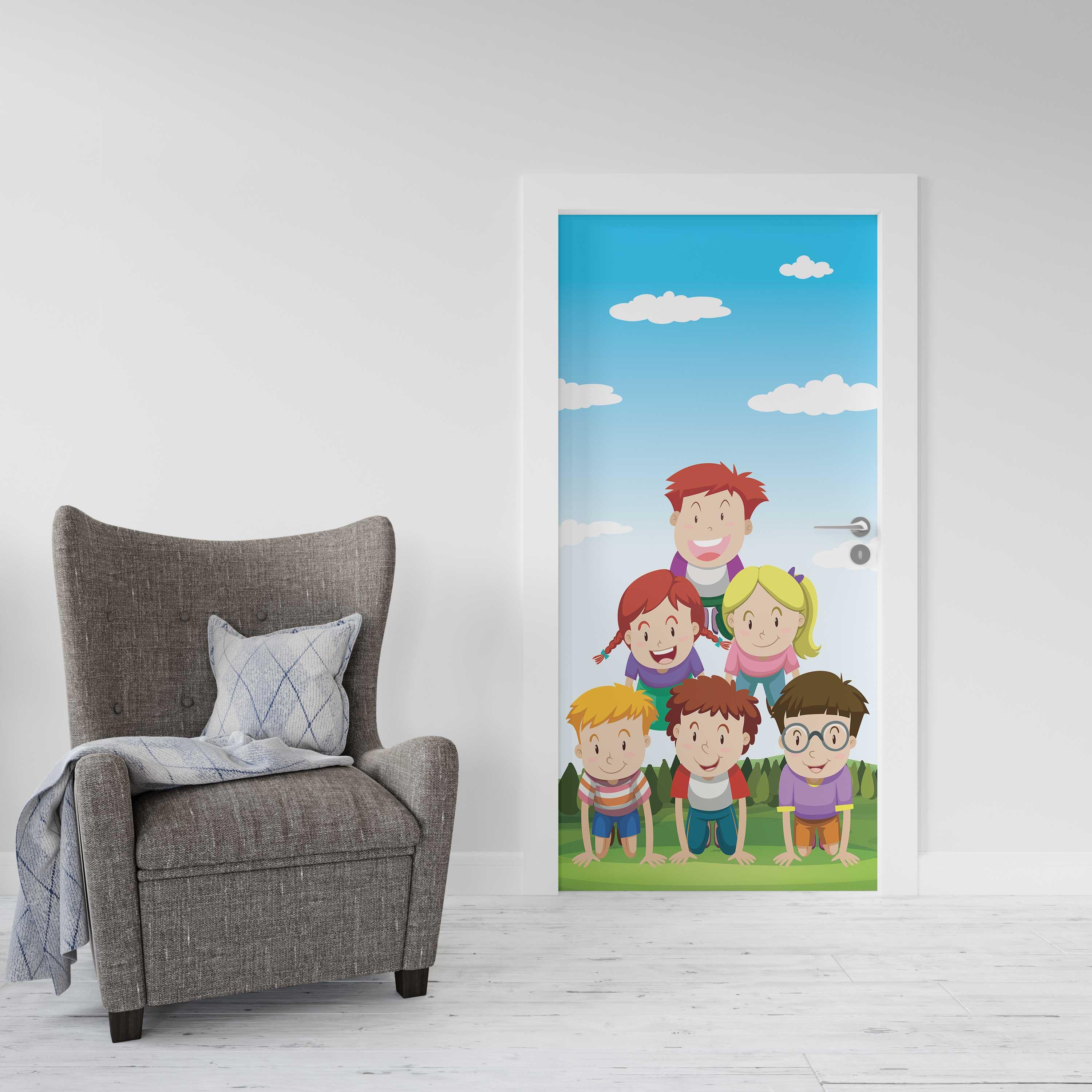 Kapı Giydirme Kapı Sticker Folyosu Çocuk
