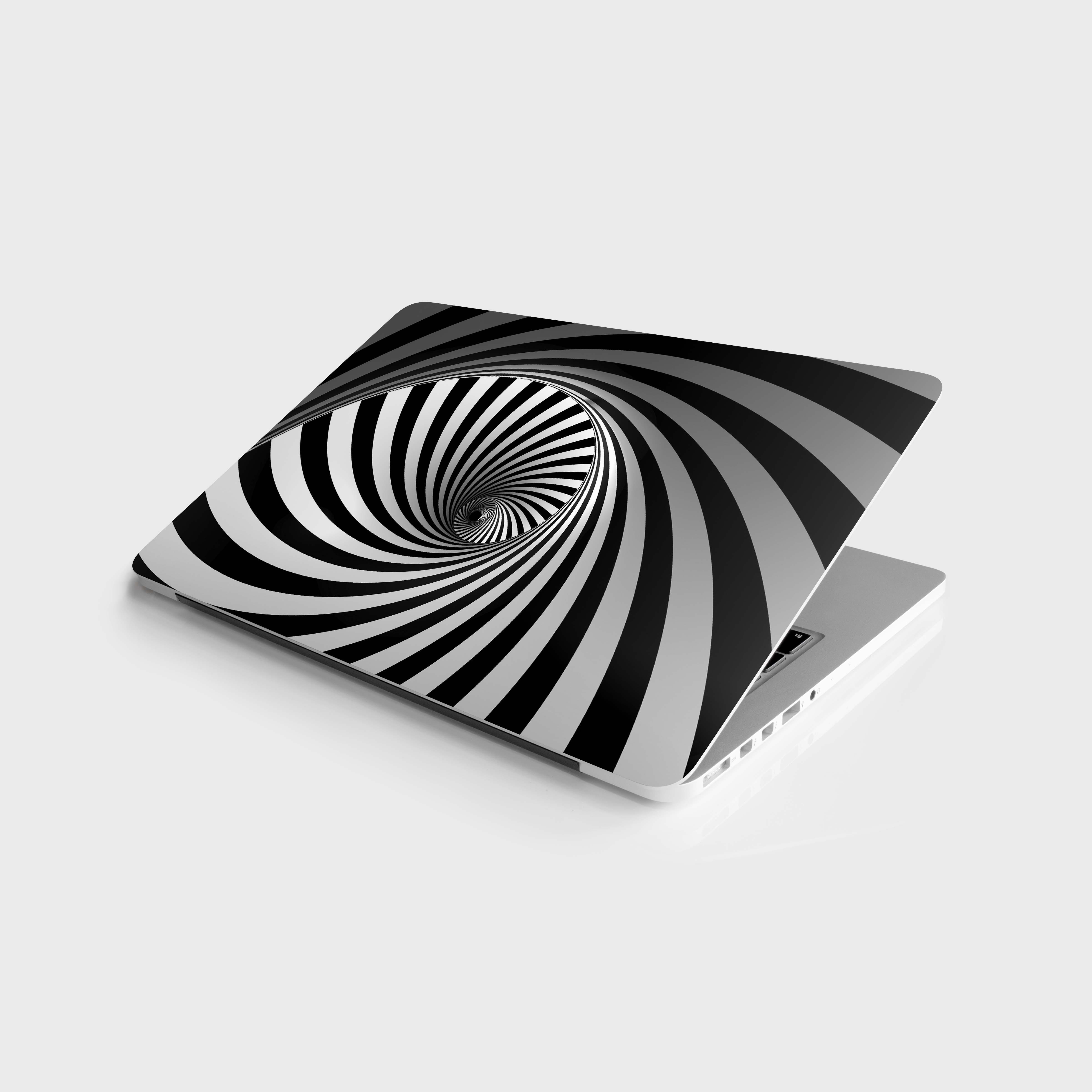 Laptop Sticker Notebook Pc Kaplama Etiketi Dönence Siyah