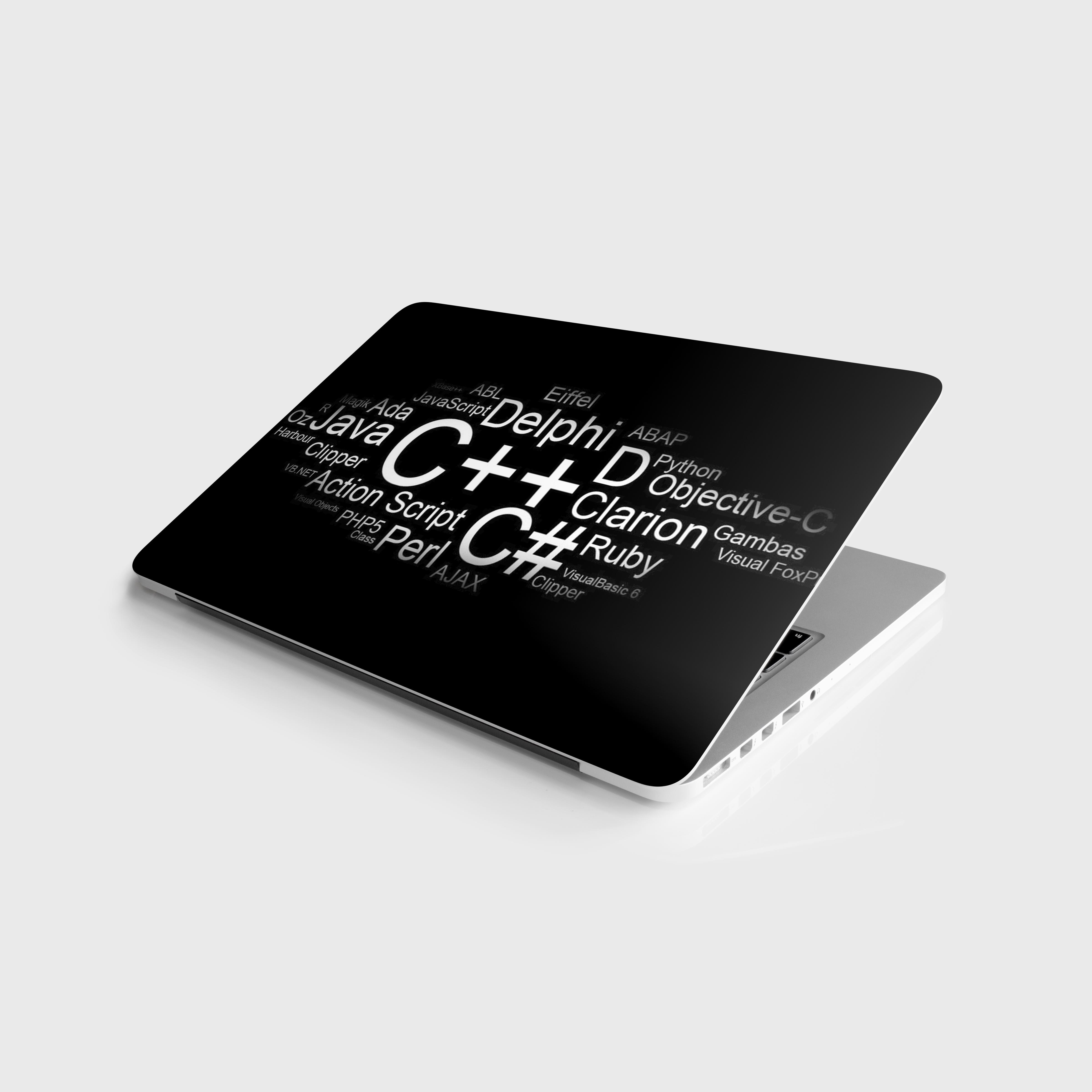 Laptop Sticker Notebook Pc Kaplama Etiketi Programlama