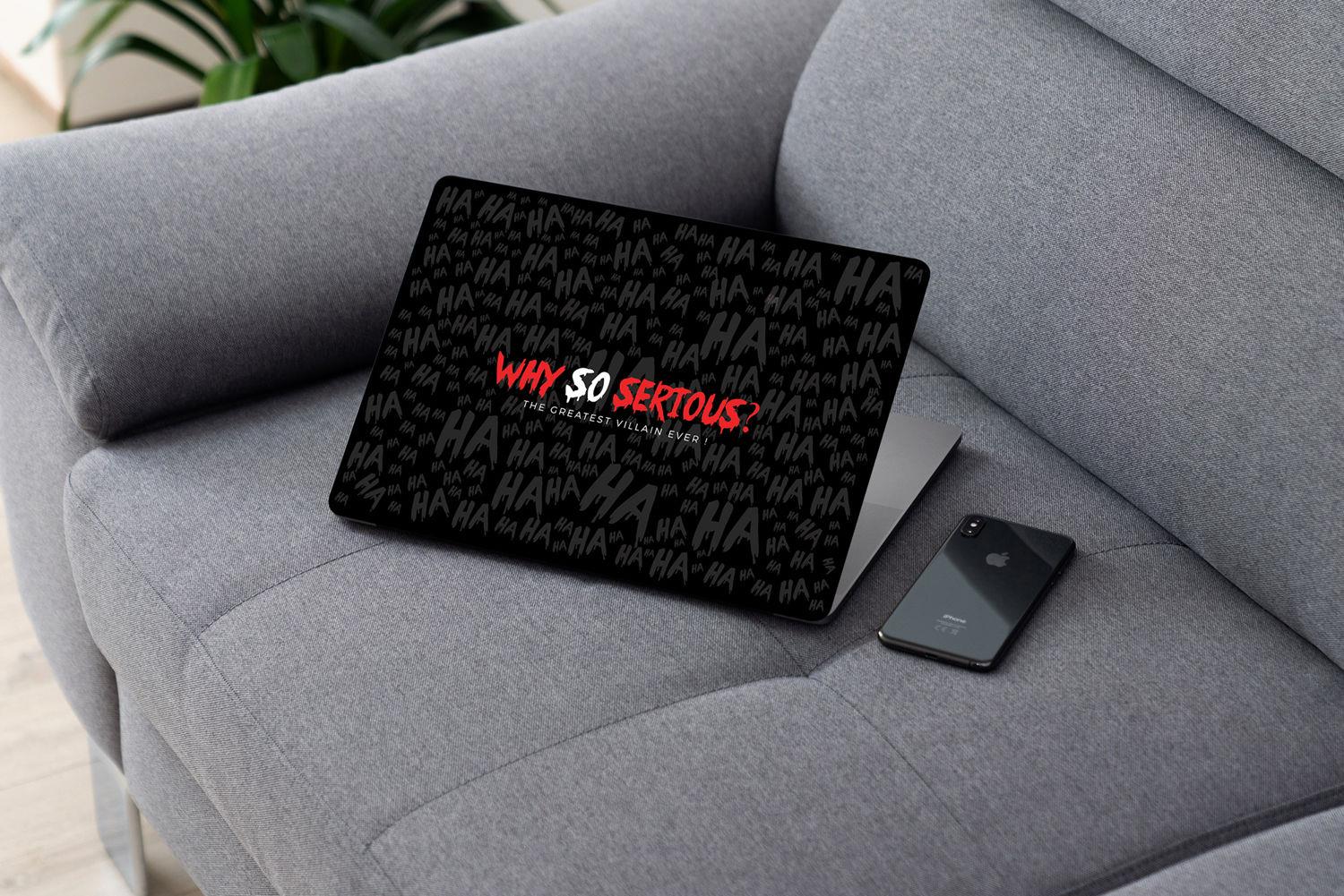 Laptop Sticker Notebook Pc Kaplama Etiketi Why So Serious