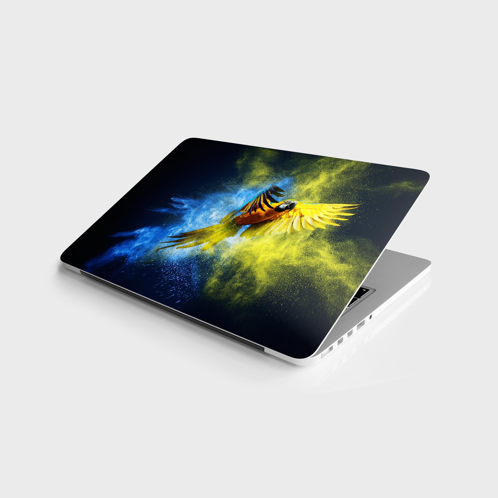 Laptop Sticker Bilgisayar Notebook Pc Kaplama Etiketi Papağan