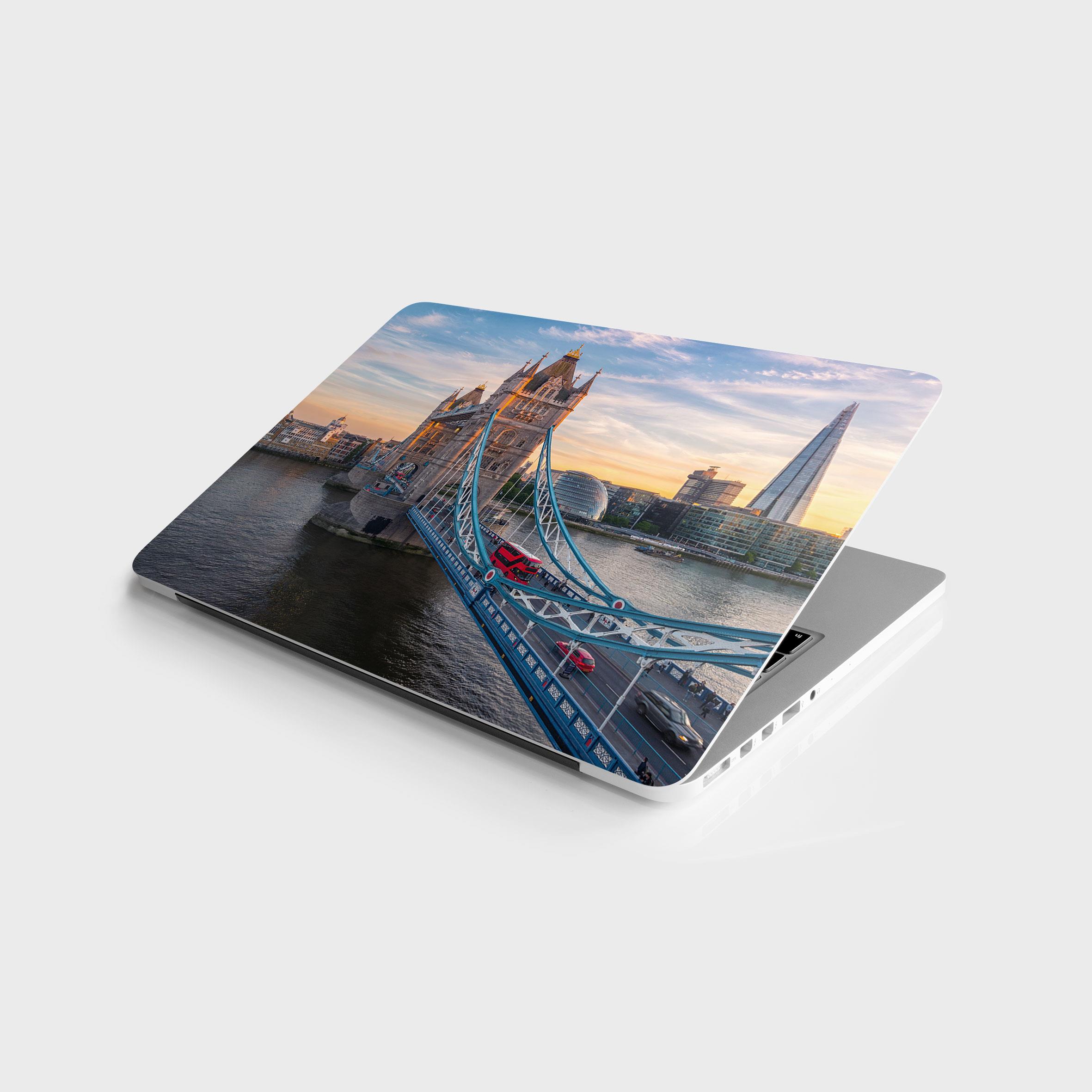 Laptop Sticker Bilgisayar Notebook Pc Kaplama Etiketi Tower Bridge