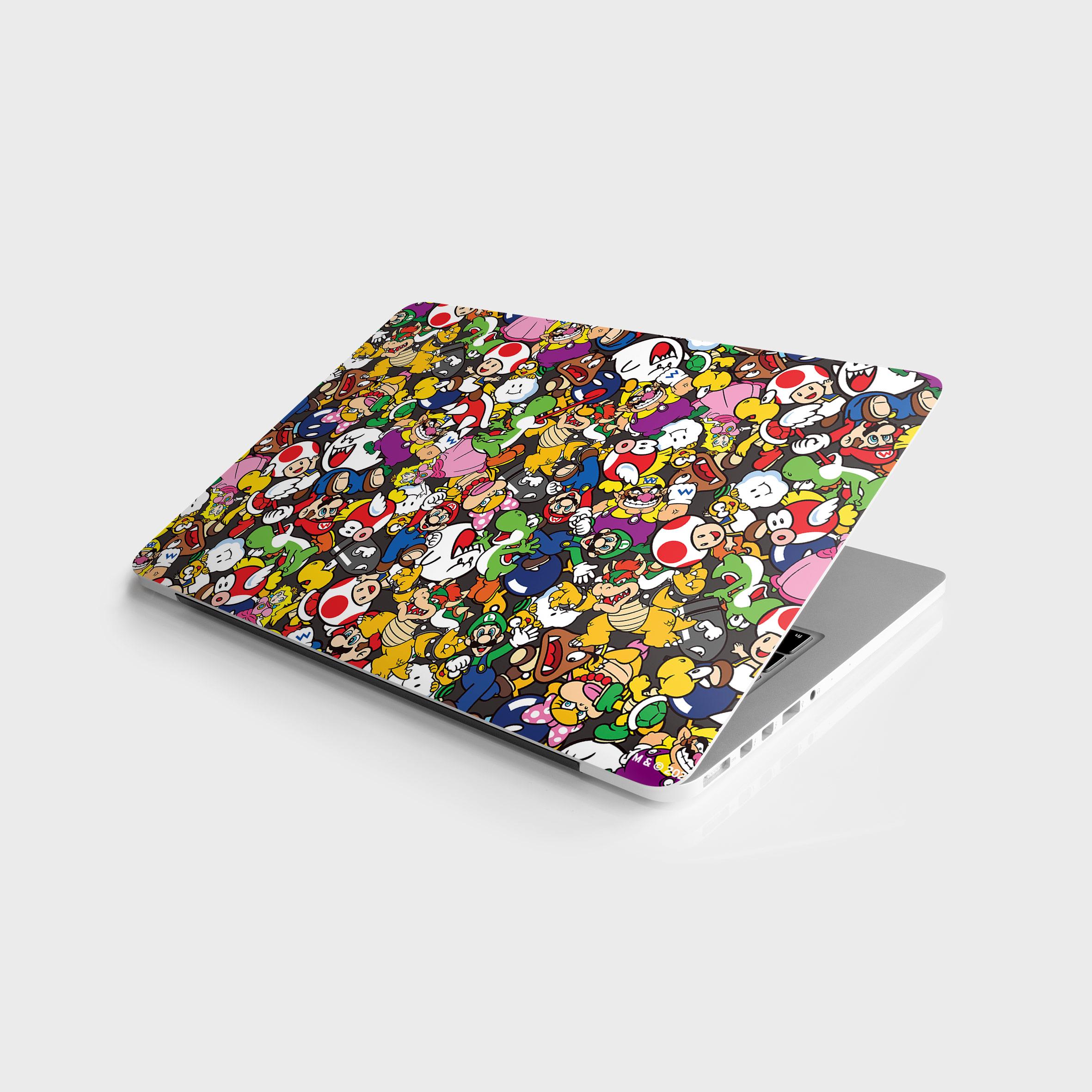 Laptop Sticker Bilgisayar Notebook Pc Kaplama Etiketi Mario Bomb