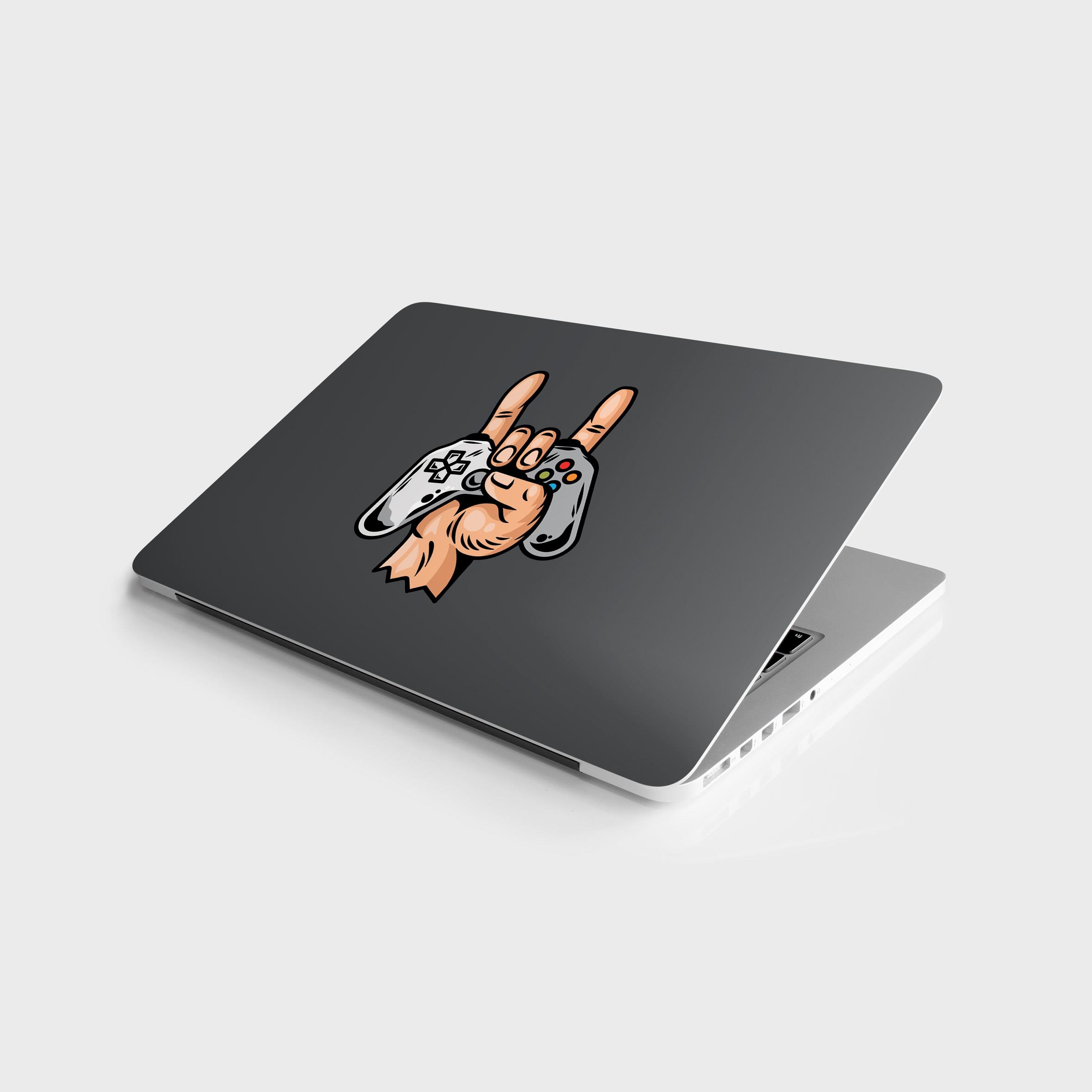 Laptop Sticker Bilgisayar Notebook Pc Kaplama Etiketi Rock Gamer Kol