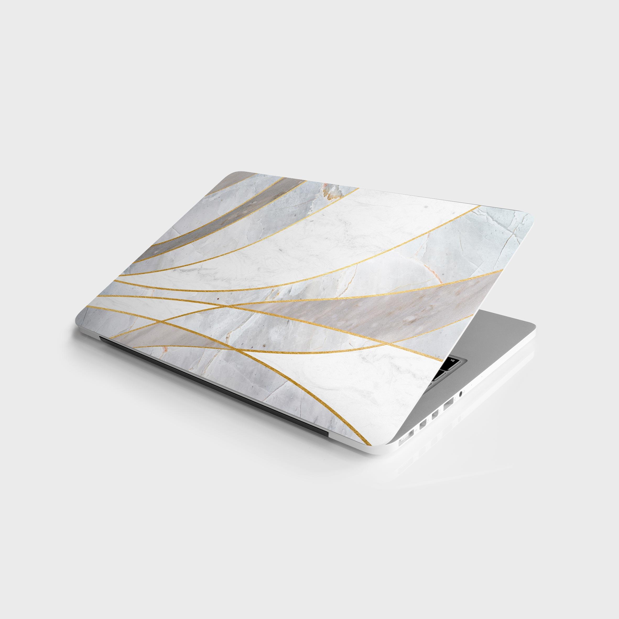 Laptop Sticker Bilgisayar Notebook Pc Kaplama Etiketi Soyut Mermer Dokusu