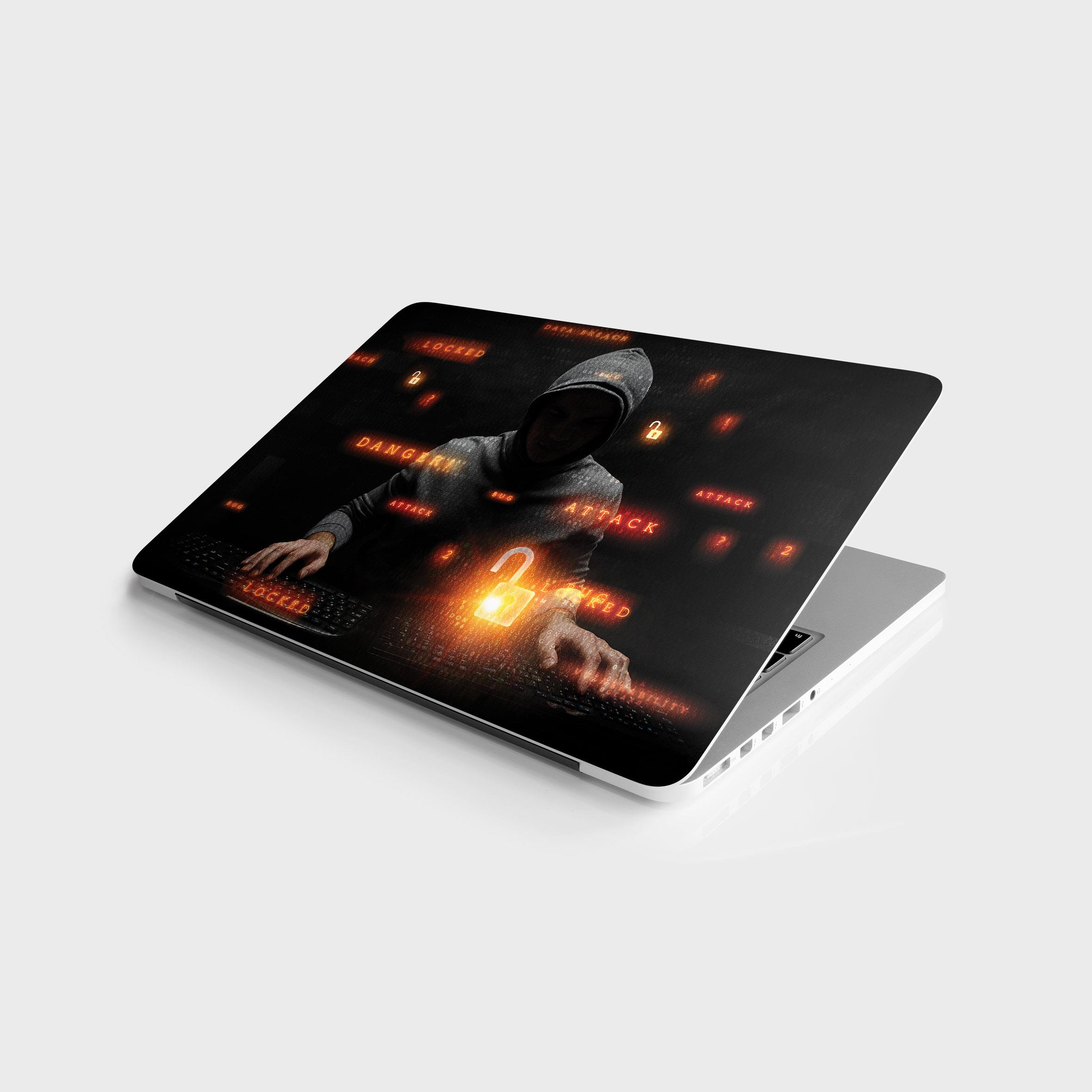Laptop Sticker Bilgisayar Notebook Pc Kaplama Etiketi Attack
