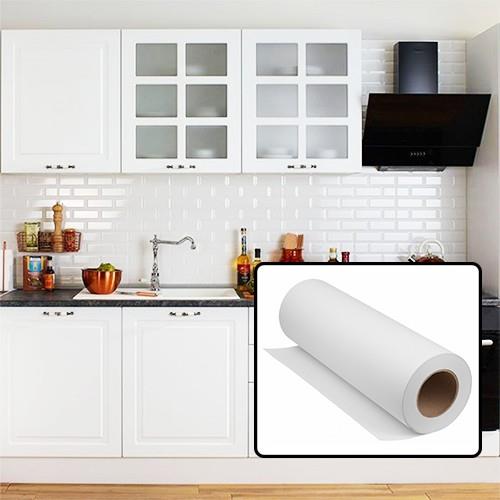 Mat Beyaz Mobilya ve Dolap Kaplama Folyosu 68 cm x 1 METRE