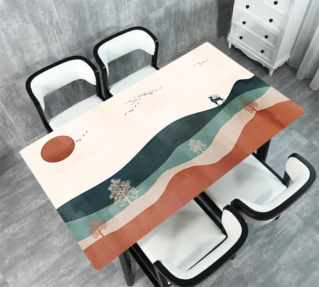Masa Kaplama Folyosu Mobilya Masa Kaplama Folyoları Minimalist Sanat