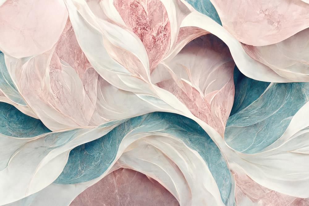 Masa Kaplama Folyosu Mobilya Masa Kaplama Folyoları Lüks Mermer Pastel Pembe