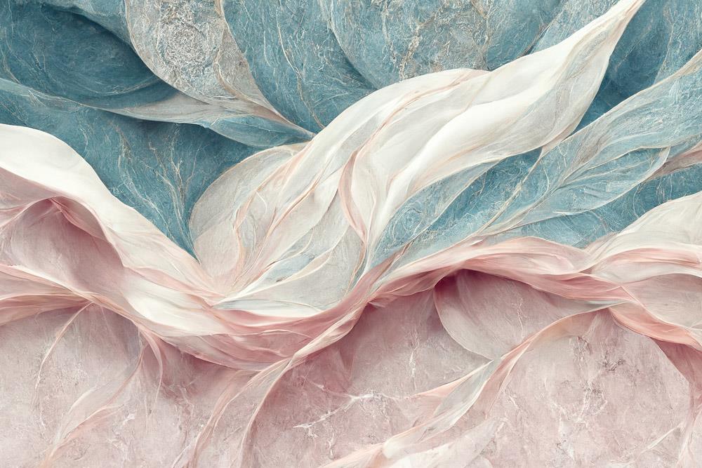 Masa Kaplama Folyosu Mobilya Masa Kaplama Folyoları Pastel Pembe Ebru