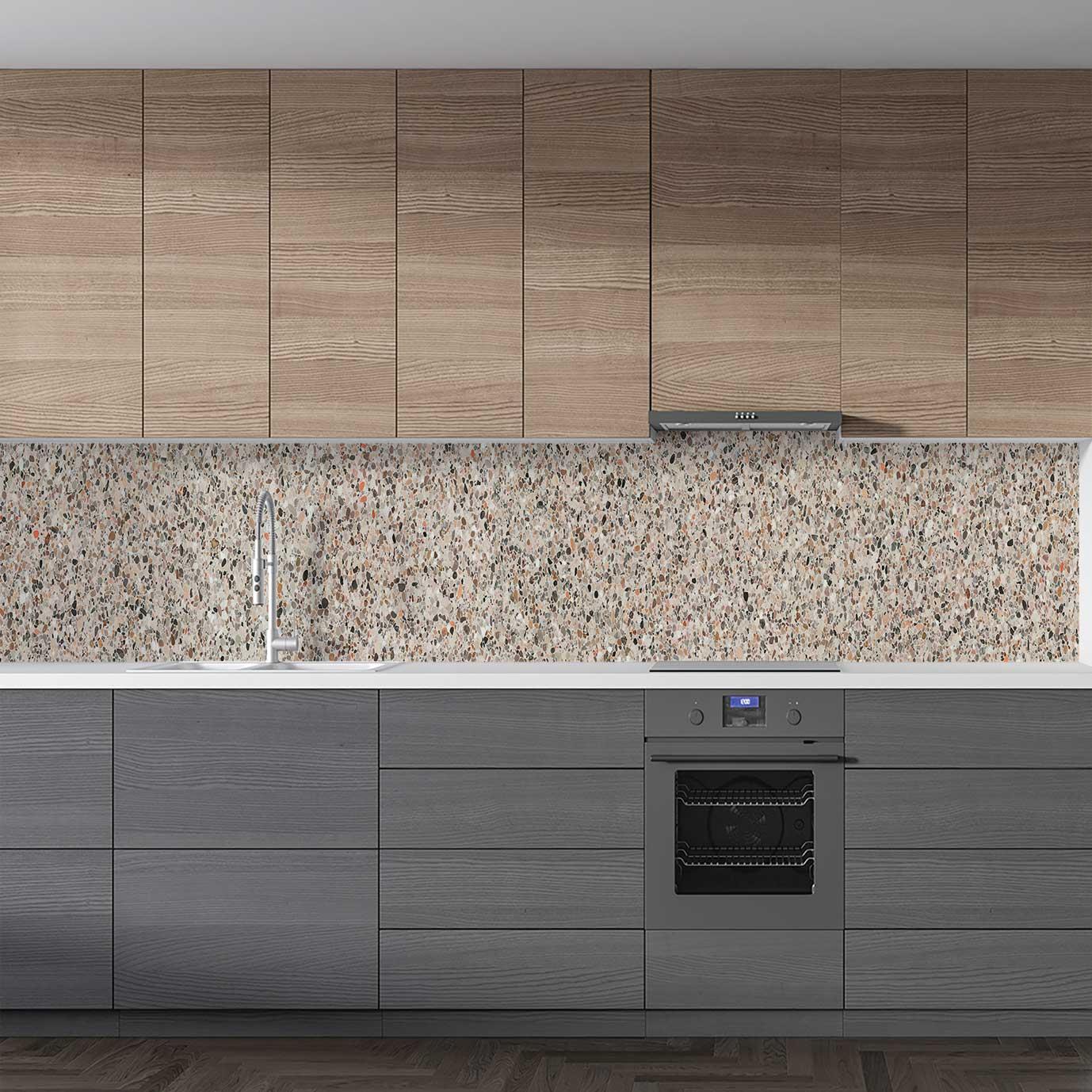 Mutfak Tezgah Arası Folyo Fayans Kaplama Folyosu Granite Marble Design