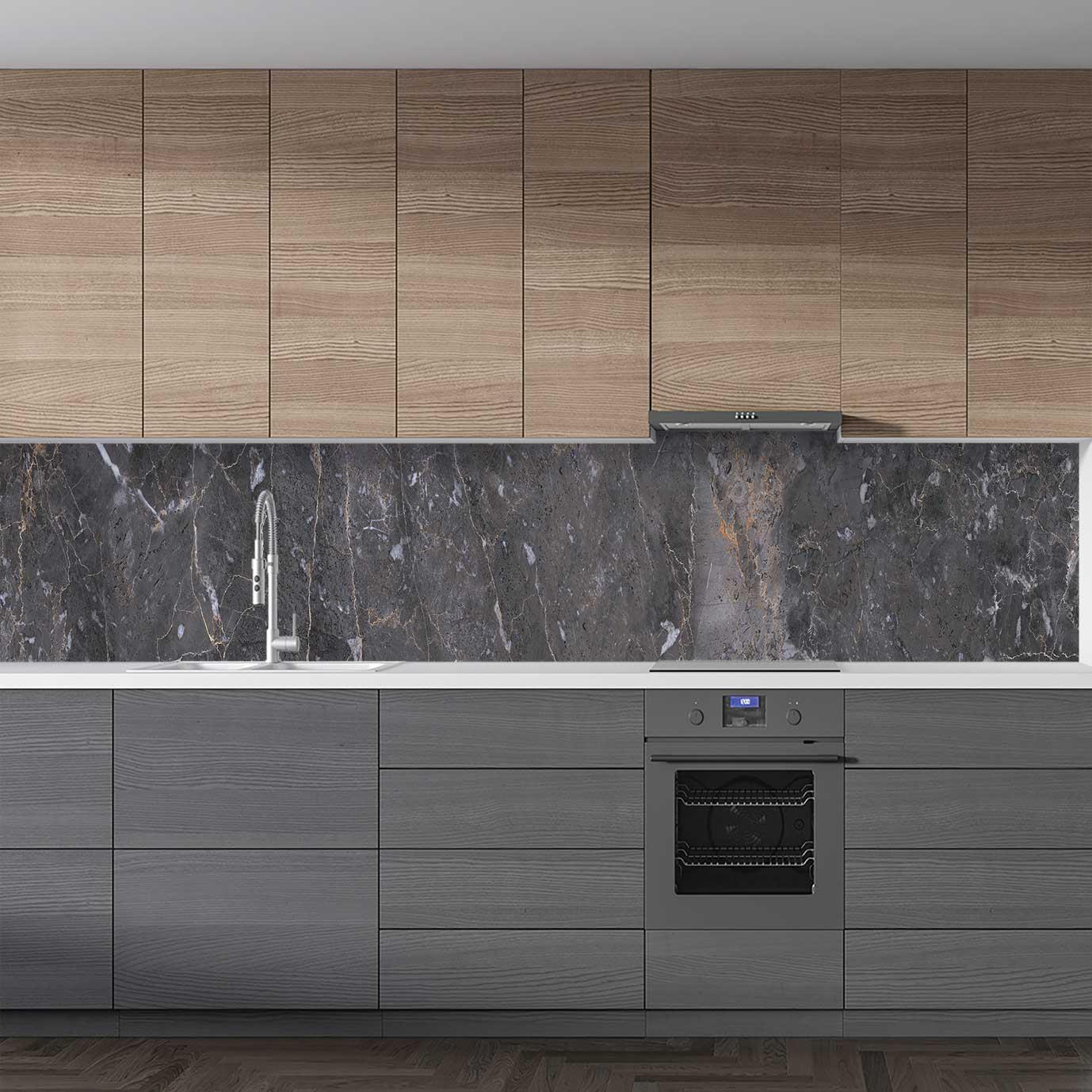 Mutfak Tezgah Arası Folyo Fayans Kaplama Folyosu Limestone Marble