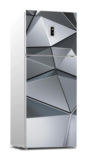 Buzdolabı Sticker Kaplama Dolap Kaplama Etiketi 3D Metal
