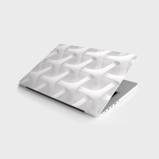 Laptop Sticker Bilgisayar Notebook Pc Kaplama Etiketi 3D Hasır Desen