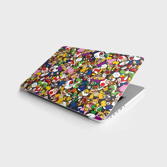 Laptop Sticker Bilgisayar Notebook Pc Kaplama Etiketi Mario Bomb