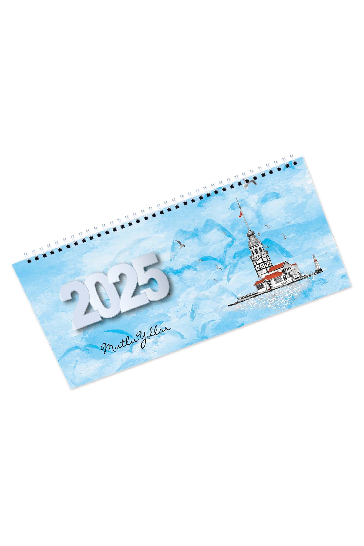 2026 Haftalık Masa Takvimi Masa Sümeni Büyük Boy 33x16 cm