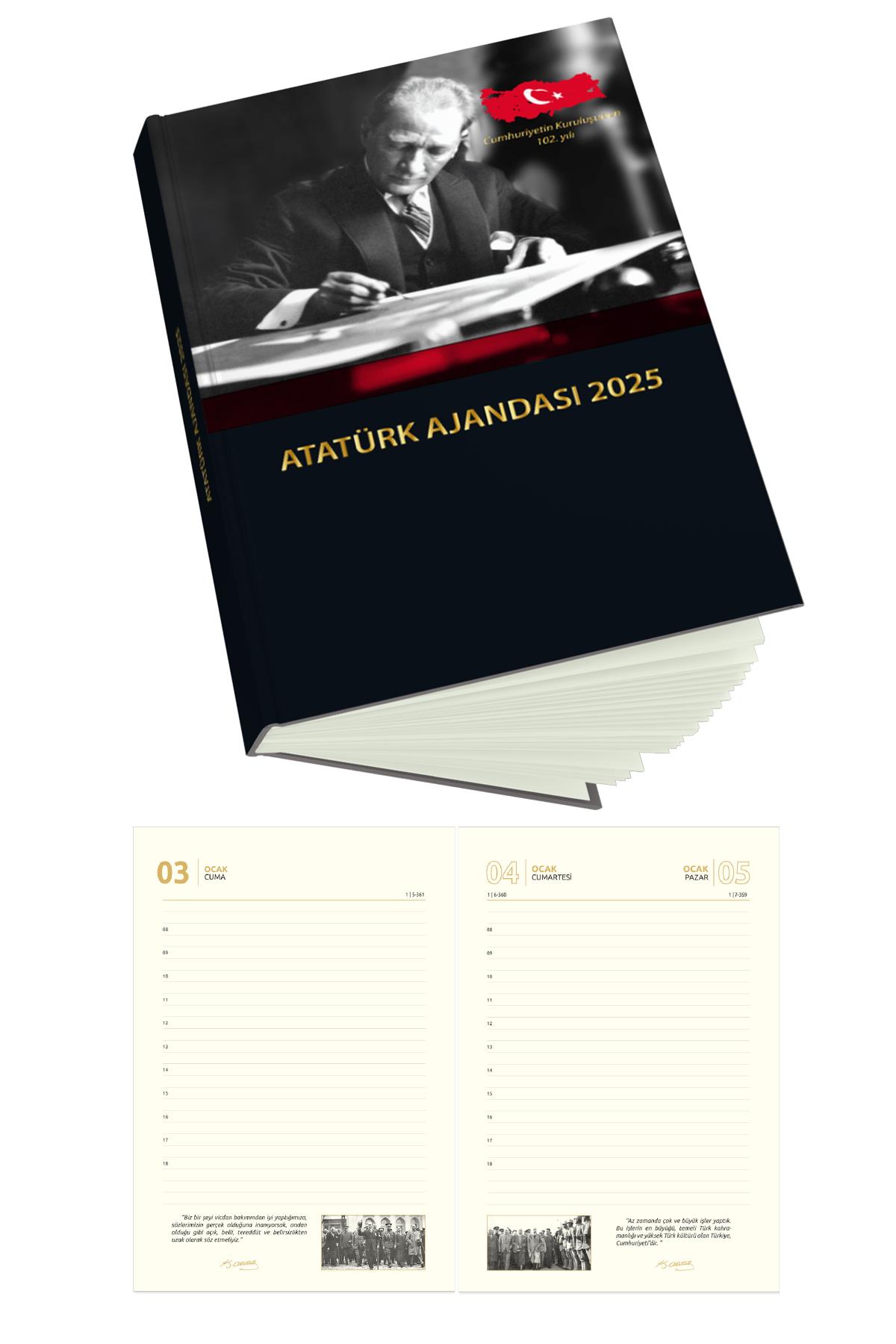 2026 Atatürk Gemici Takvimi + Atatürk Piramit Takvimi + Atatürk Ajandası Set