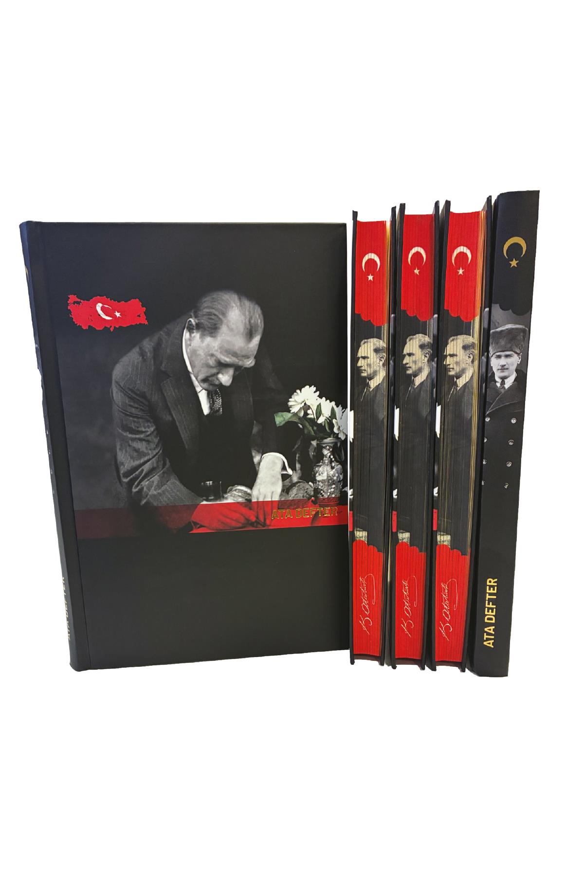 2027 Atatürk Yıılık Planlayıcı Defter Kenar Boyalı 17x24 cm