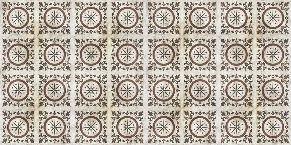 Yer Kaplama Zemin Kaplama Folyosu 65x130 cm Marble Floor Yuvarlak