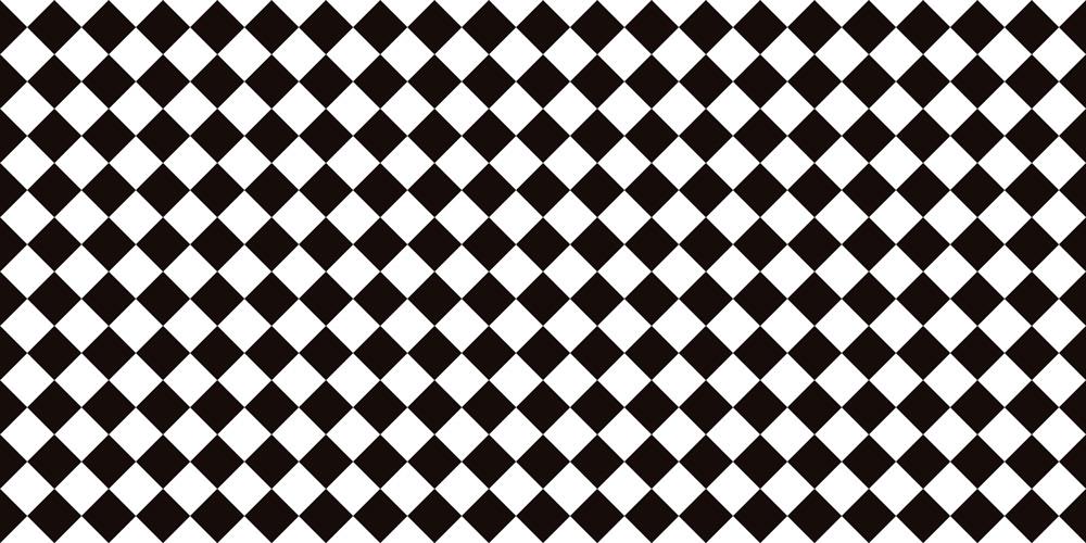 Yer Kaplama Zemin Kaplama Folyosu 65x130 cm Siyah Beyaz Çapraz Desen