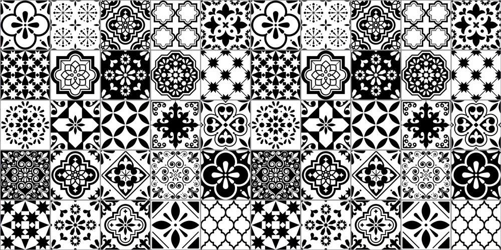 Yer Kaplama Zemin Kaplama Folyosu 65x130 cm Spanish Retro Tile