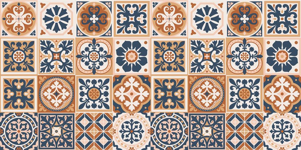 Yer Kaplama Zemin Kaplama Folyosu 65x130 cm Talevera Fayans