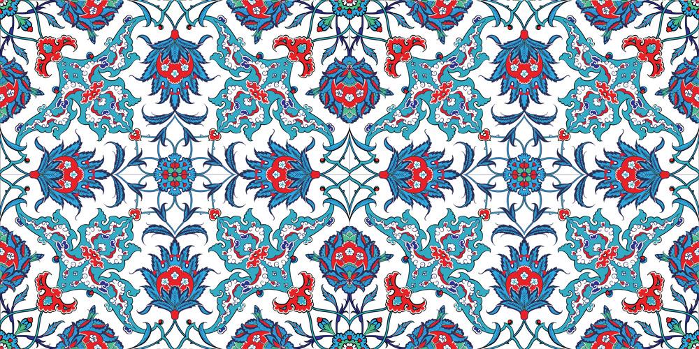 Yer Kaplama Zemin Kaplama Folyosu 65x130 cm Türk Çini