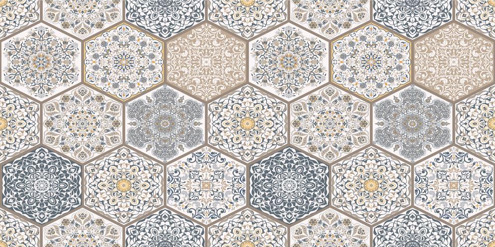 Yer Kaplama Zemin Kaplama Folyosu 65x130 cm Turkish Style Patchwork