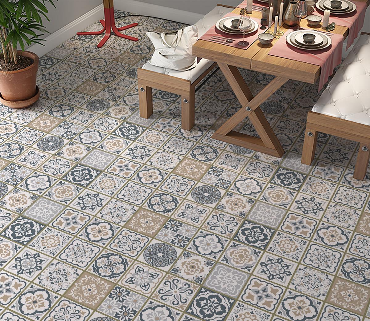 Yer Kaplama Zemin Kaplama Folyosu 65x130 cm Turkish Tile 18