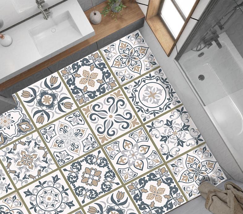 Yer Kaplama Zemin Kaplama Folyosu 65x130 cm Turkish Tile Style