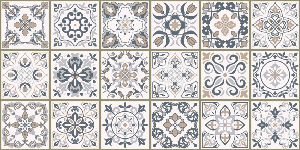 Yer Kaplama Zemin Kaplama Folyosu 65x130 cm Turkish Tile Style