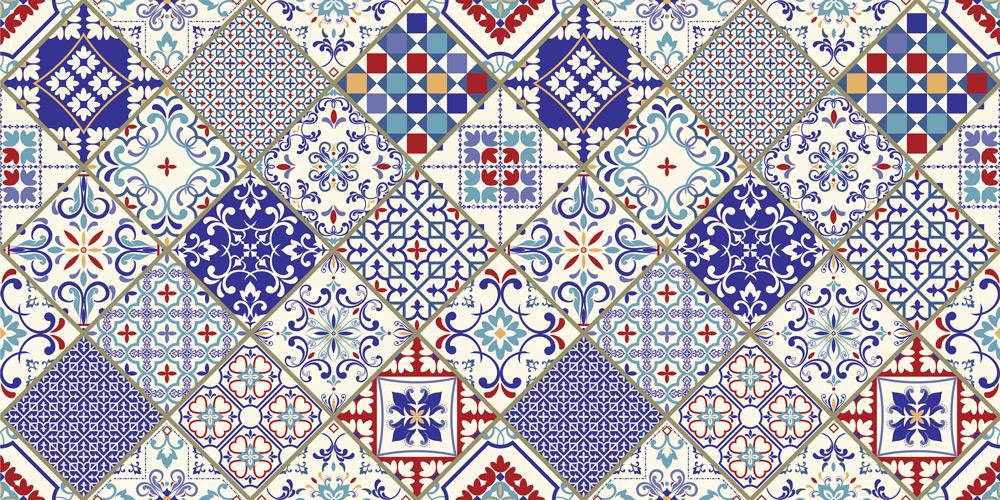 Yer Kaplama Zemin Kaplama Folyosu 65x130 cm Türk Vintage