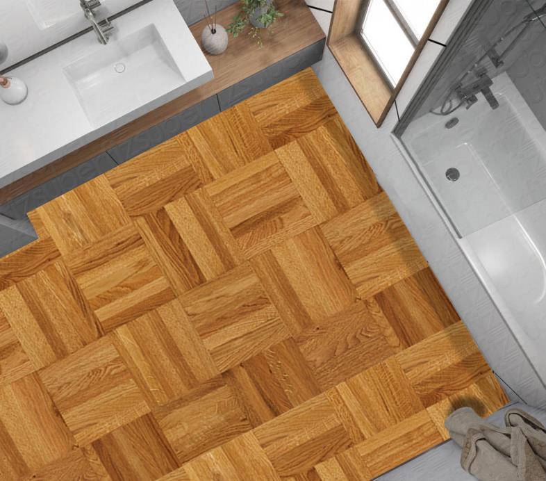 Yer Kaplama Zemin Kaplama Folyosu 65x130 cm Wooden Parquet