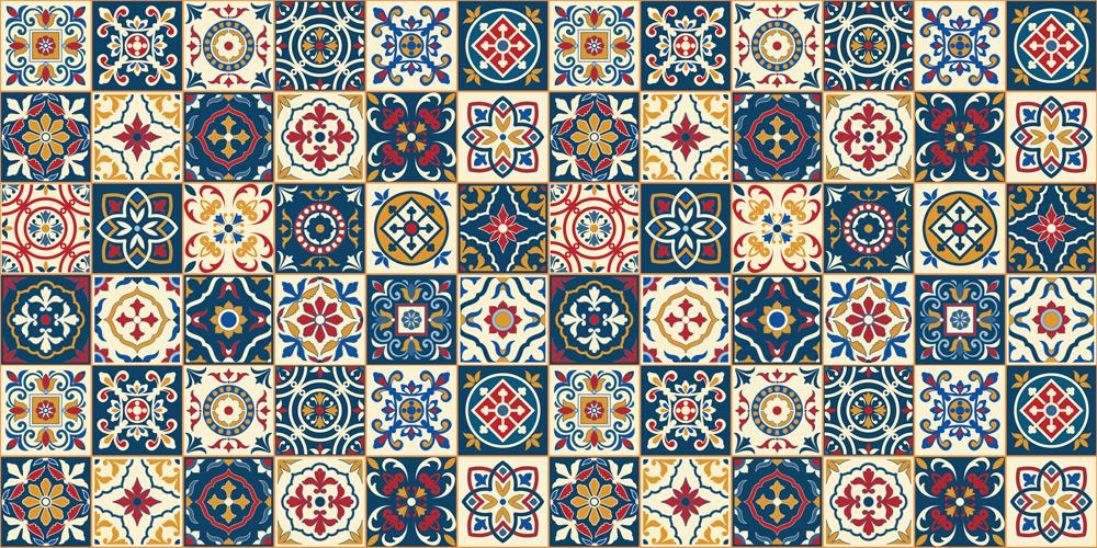 Yer Kaplama Zemin Kaplama Folyosu 65x130 cm Azulejo