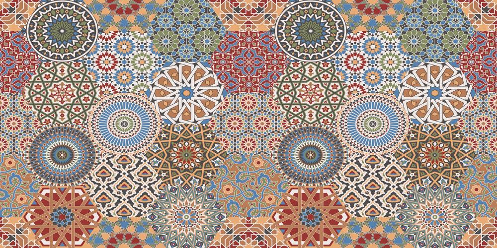 Yer Kaplama Zemin Kaplama Folyosu 65x130 cm Azulejos Mosaic