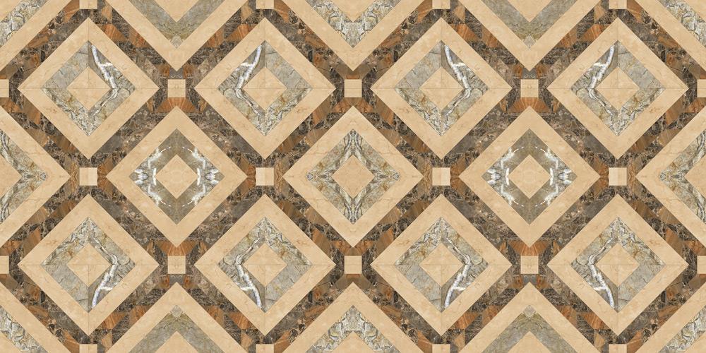 Yer Kaplama Zemin Kaplama Folyosu 65x130 cm Geometric Floor