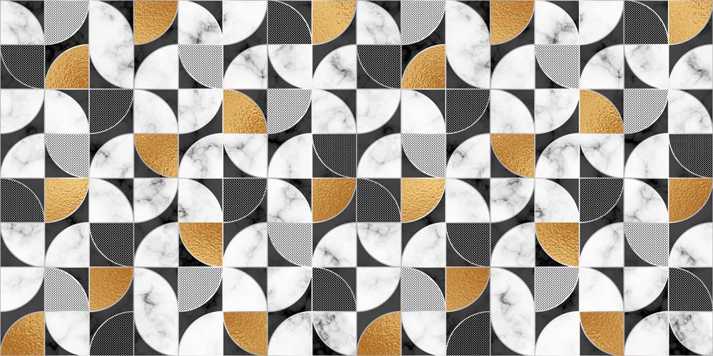Yer Kaplama Zemin Kaplama Folyosu 65x130 cm Geometry Floor
