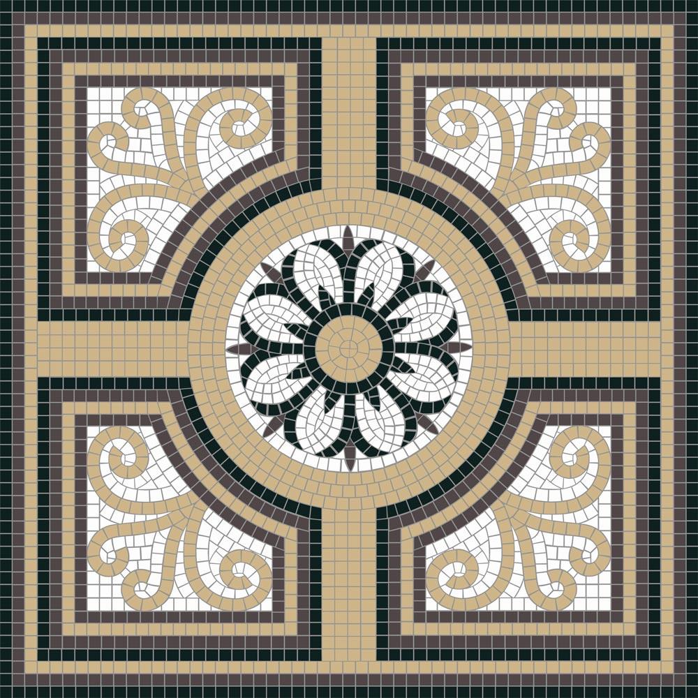 Yer Kaplama Zemin Kaplama Folyosu Dekoratif Folyo 65x65 cm 18.MODEL