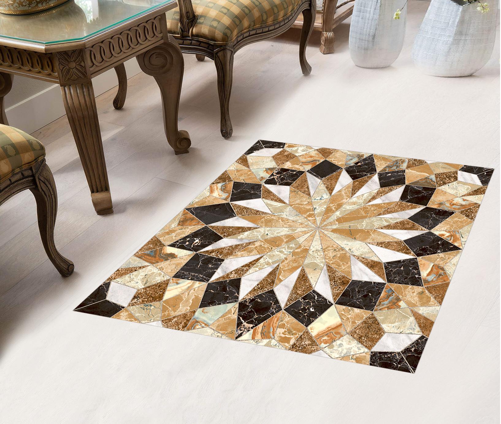 Yer Kaplama Zemin Kaplama Folyosu Dekoratif Folyo 65x65 cm 22.MODEL